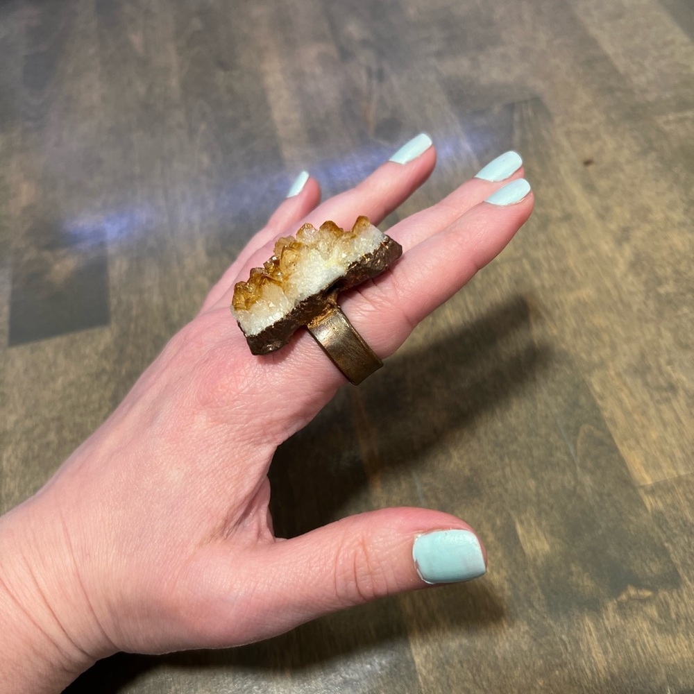 Custom-made Citrine ring - Picture 2 of 5